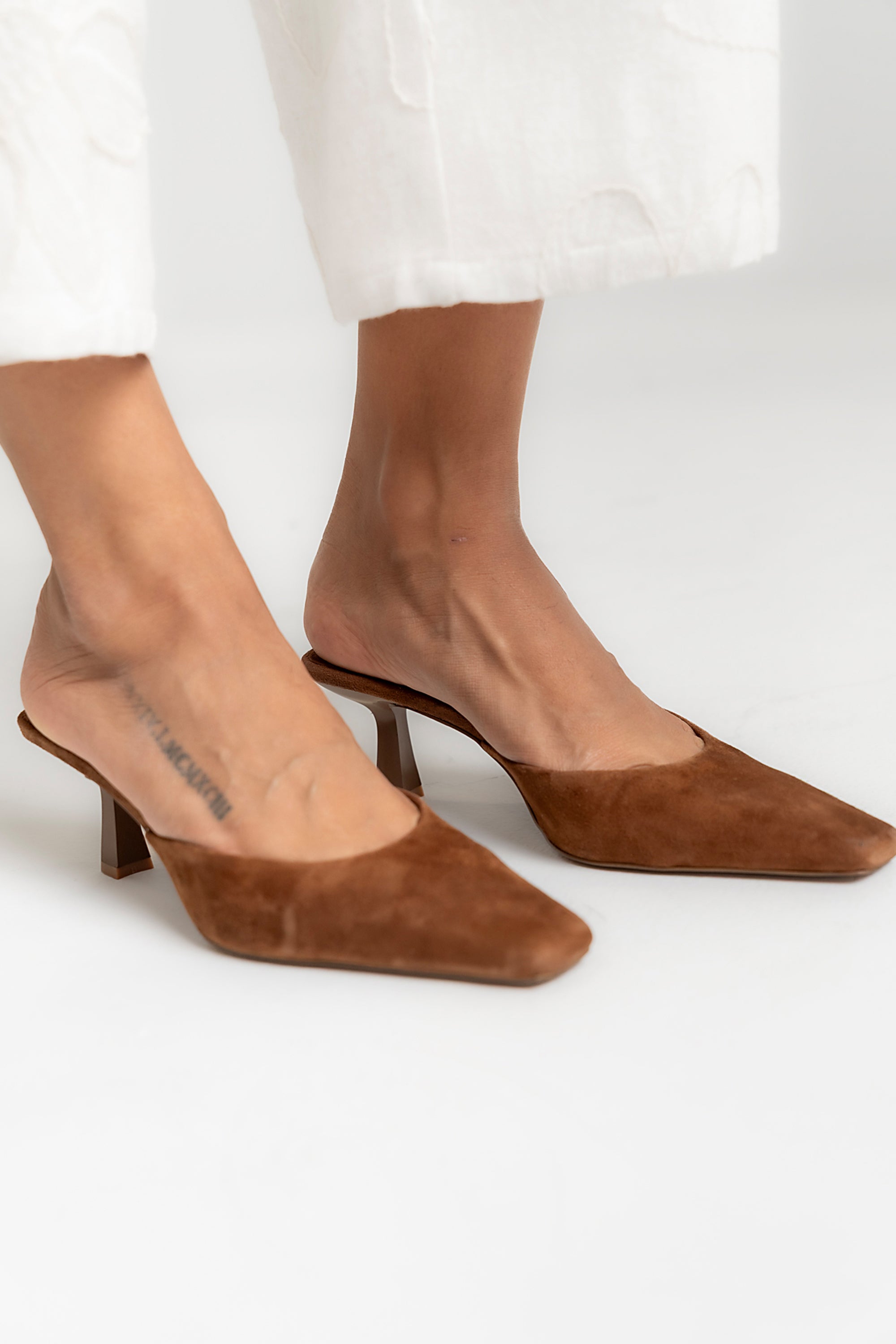 alyse♡ Steve Madden Alyse Kitten Heel in Bone