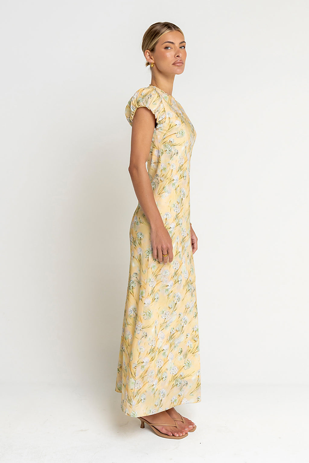 Ellianna Floral Maxi Dress in Butter Yellow Ellianna Floral Maxi Dress in Butter Yellow