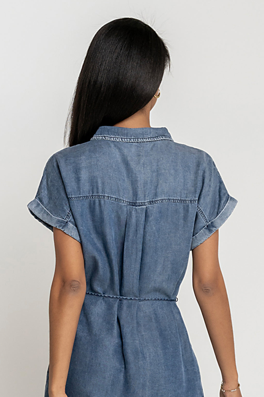 böhme Sherry Denim Midi Dress