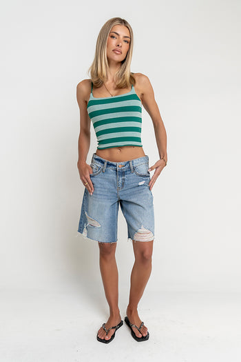 Winston Distressed Bermuda Shorts