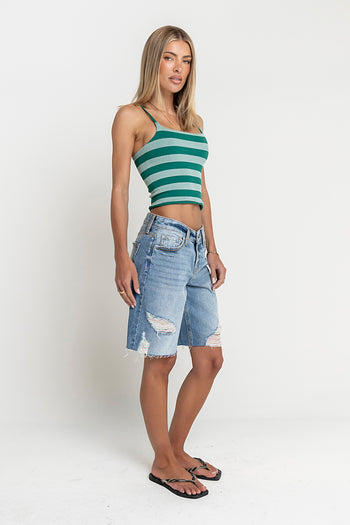 Winston Distressed Bermuda Shorts
