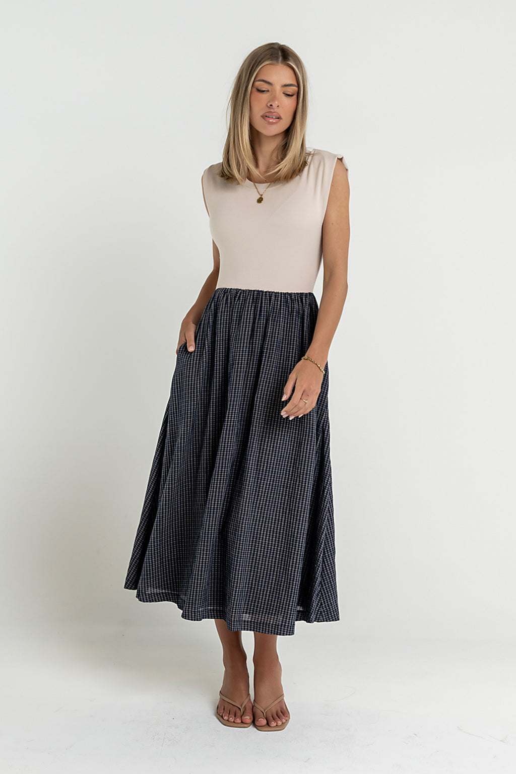 Tilly Mixed Media Dress