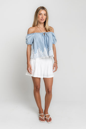 Miley Denim Blouse