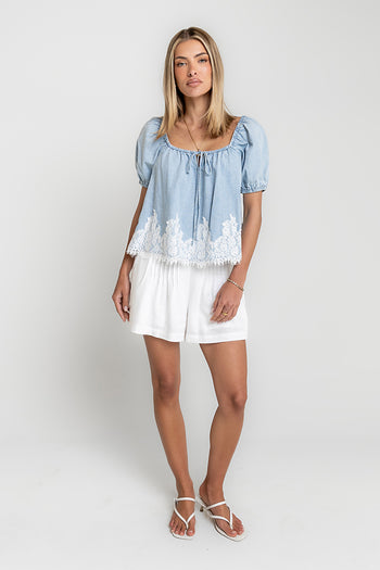 Miley Denim Blouse