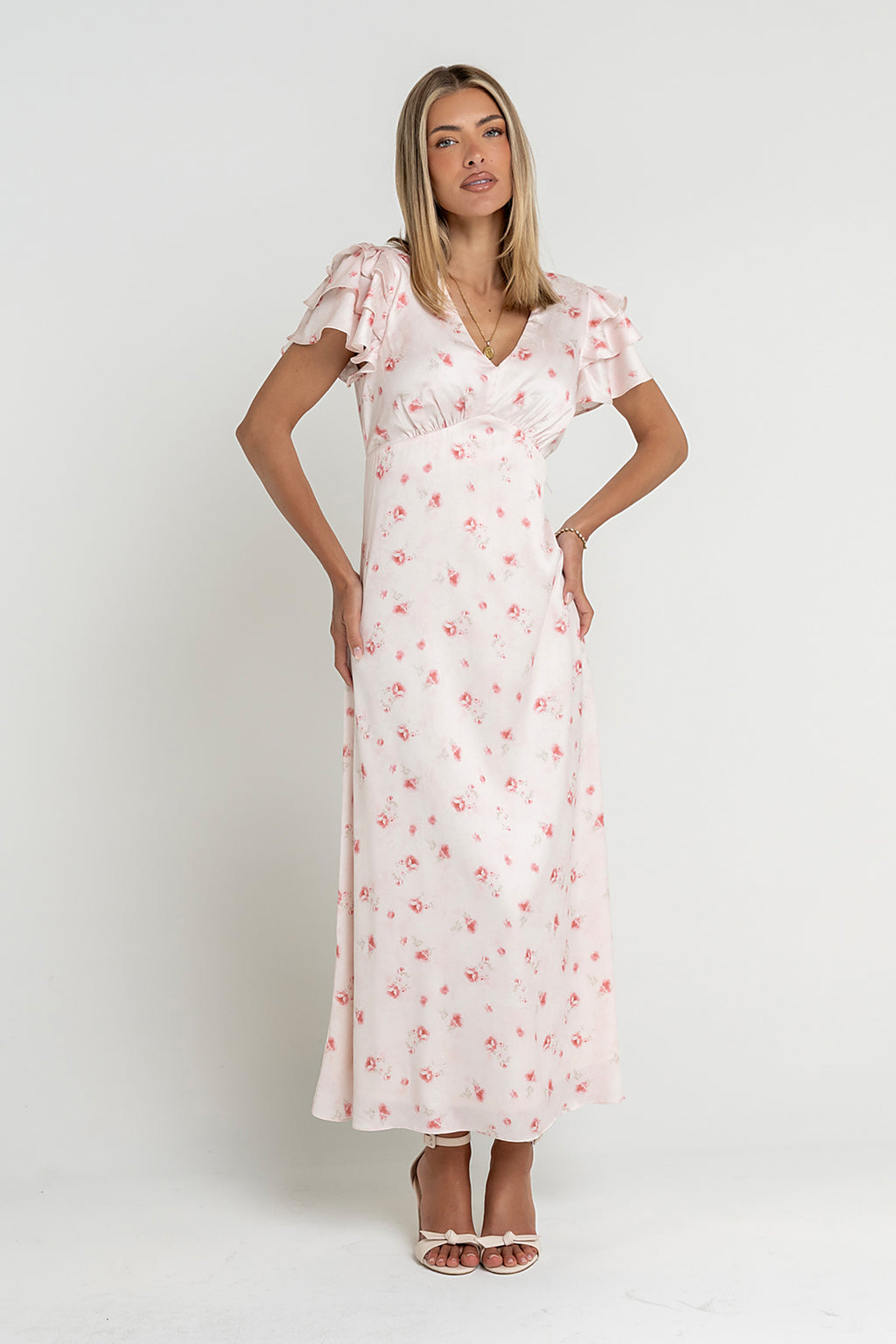 bethany maxi dress Brown Abstract Bethany Strapless Maxi Dress
