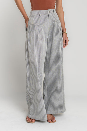 Karol Striped Wide Leg Pants