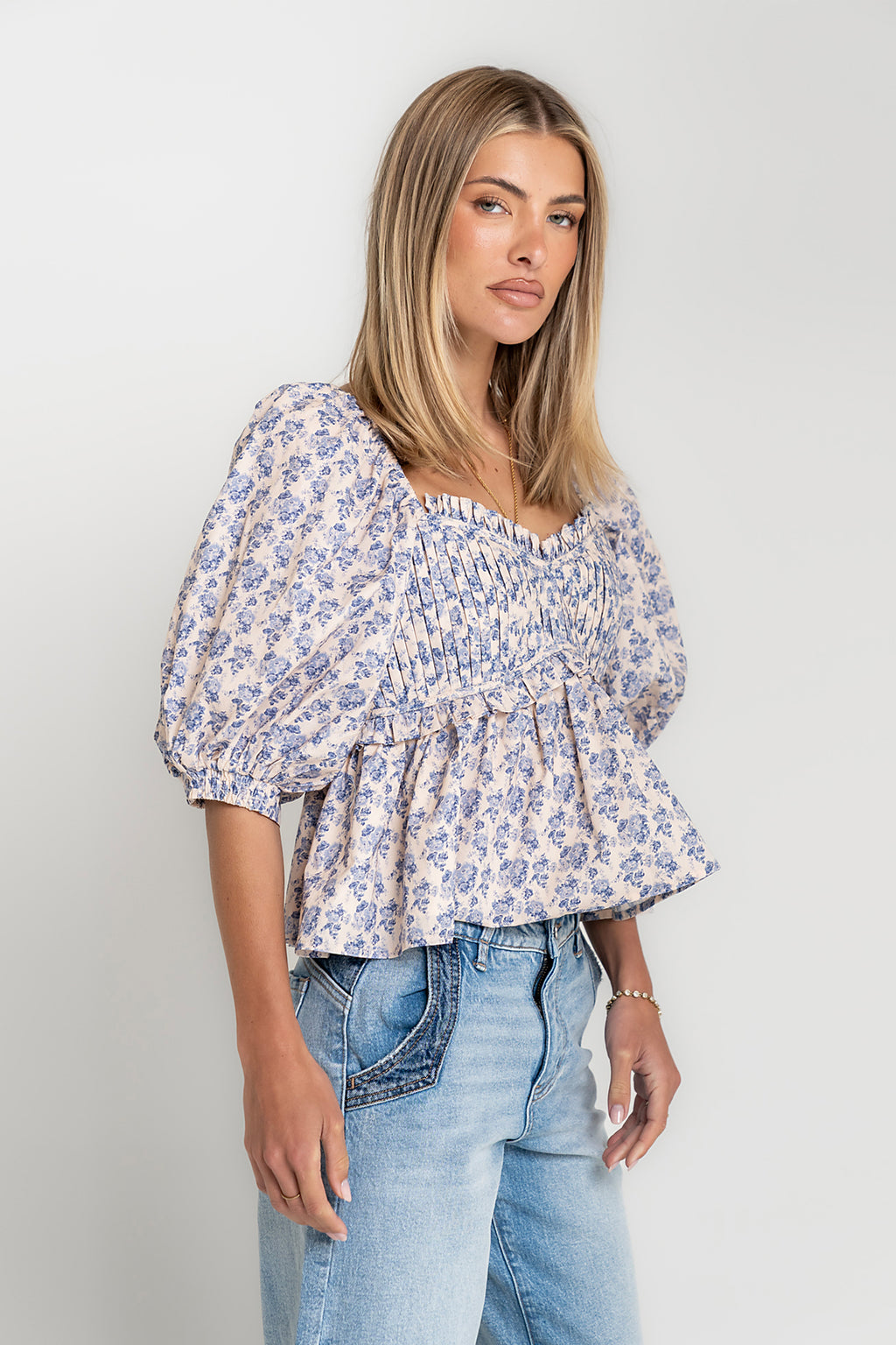 Andrea Peplum Blouse