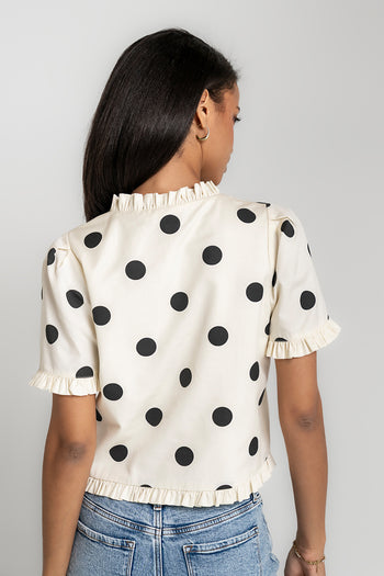 Tyla Polka Dot Blouse