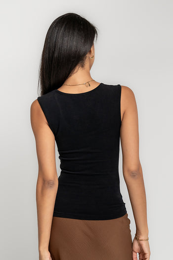 Anna Tank Top in Black
