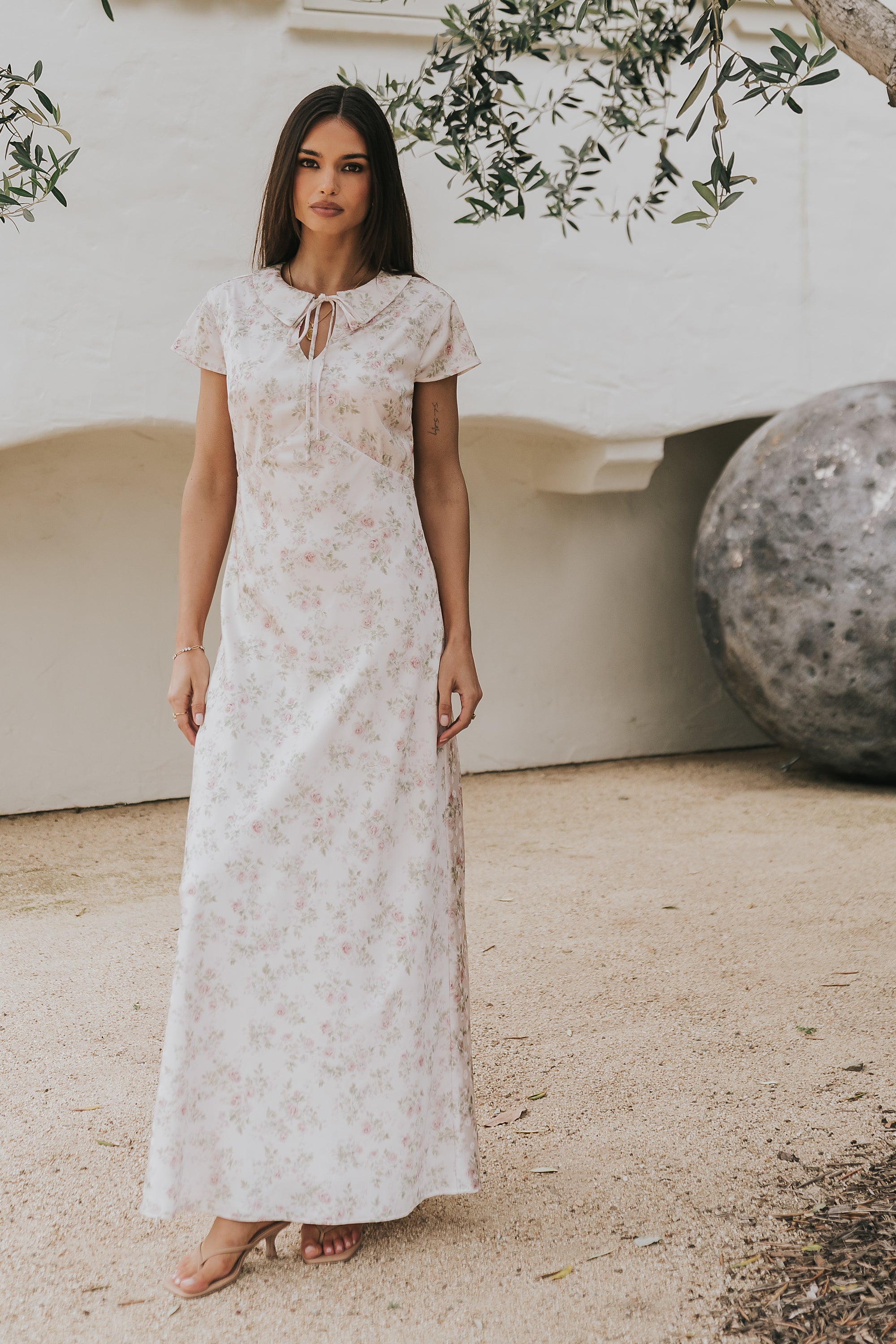 neutral floral maxi dress Mayson Size:72