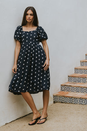 Tara Embroidered Midi Dress Tara Embroidered Midi Dress