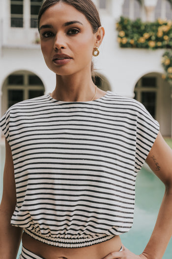 Camille Striped Top