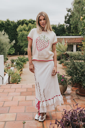 Harlow Embroidered Maxi Skirt