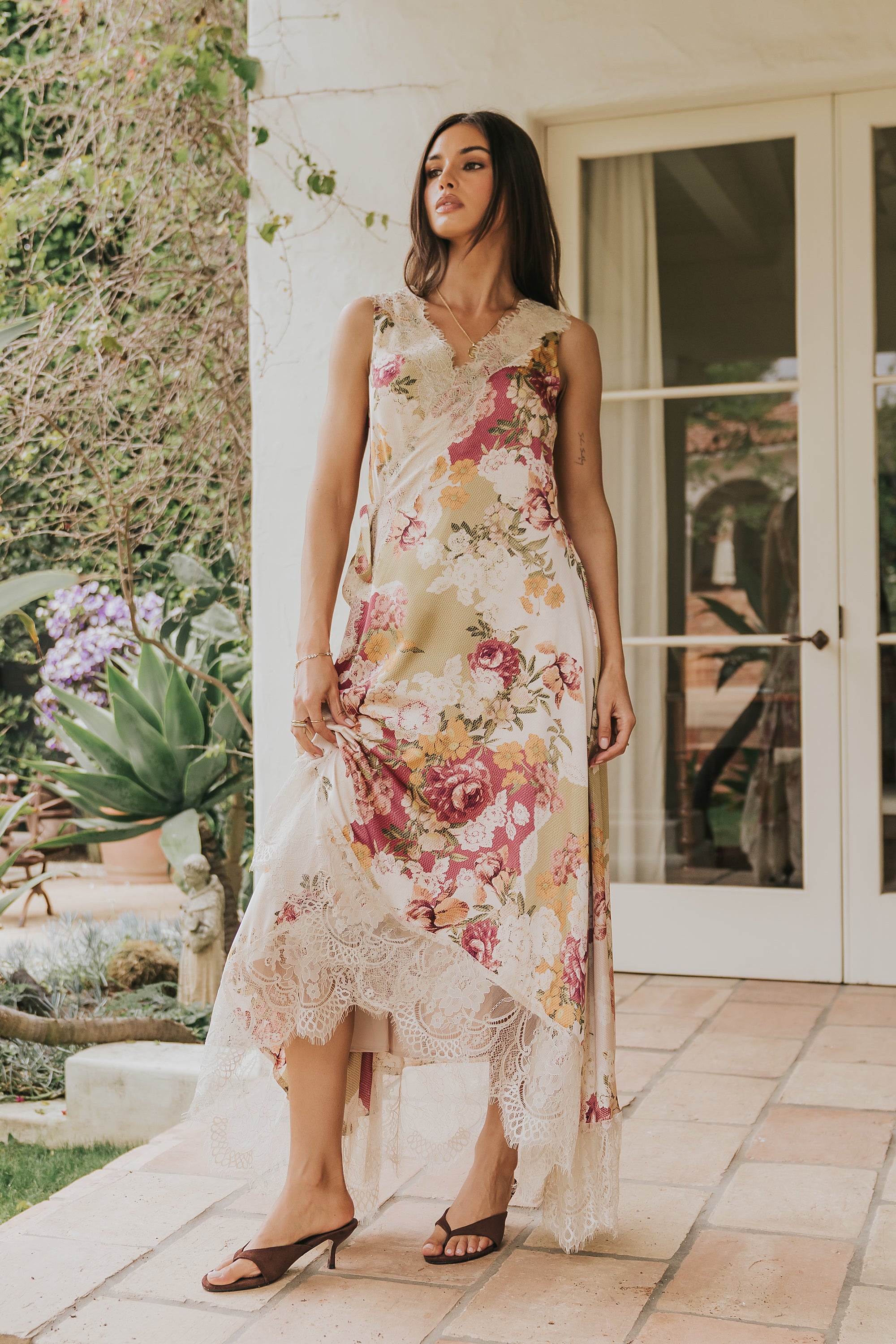 Tess Floral Wrap Dress
