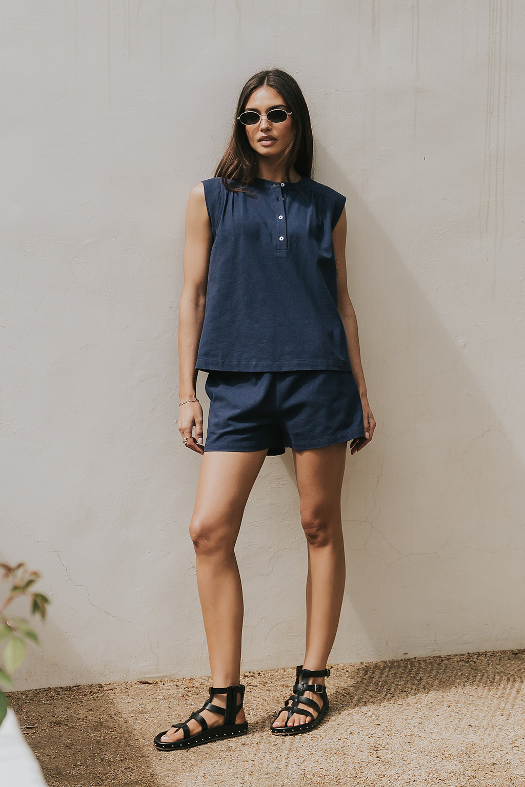 Harley Tank in Navy