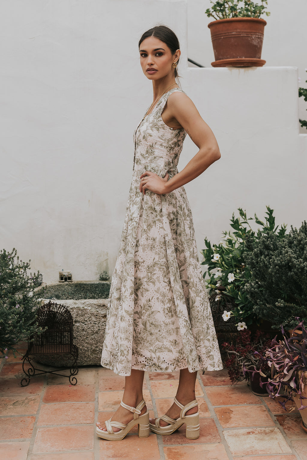 cassie floral maxi dress Cassie Maxi Dress Yellow Floral Augustine