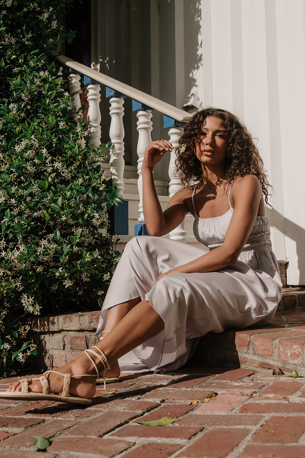 Mariella Smocked Maxi Dress