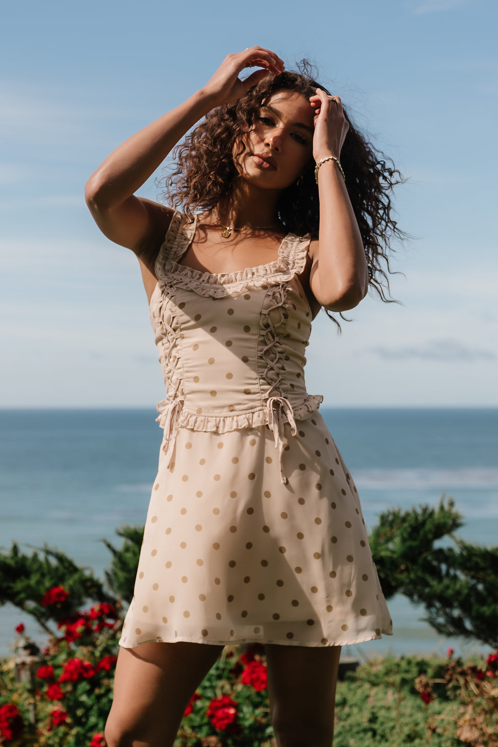 Rylan Polka Dot Mini Dress