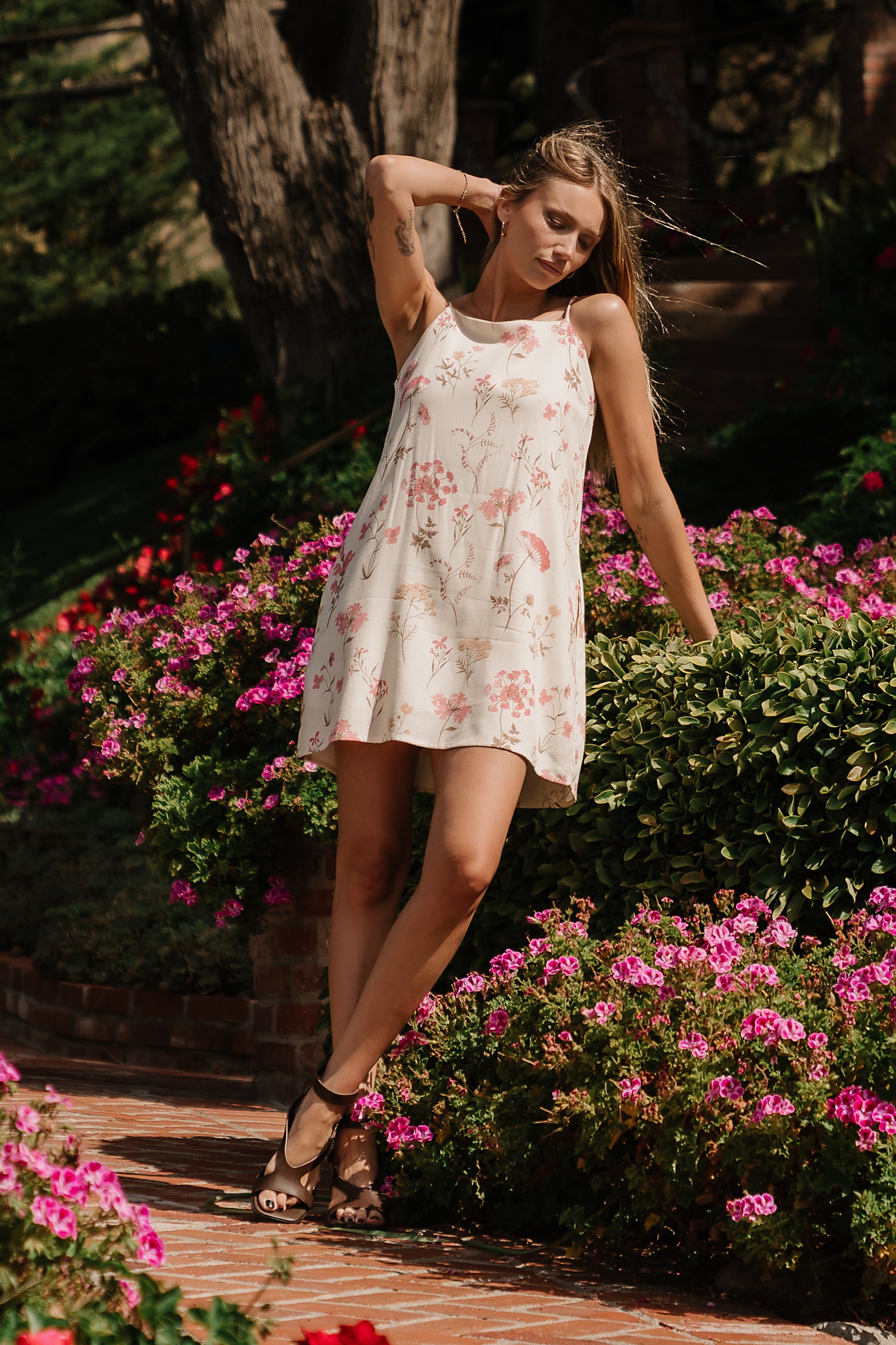 Moxie Floral Mini Dress