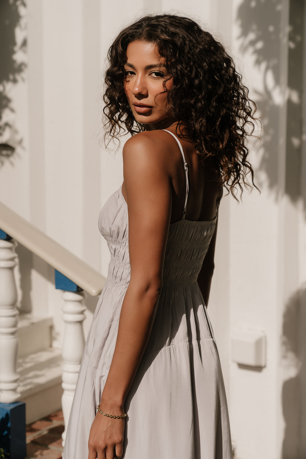 Mariella Smocked Maxi Dress