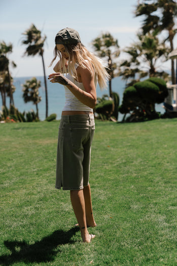 Riley Denim Bermuda Shorts