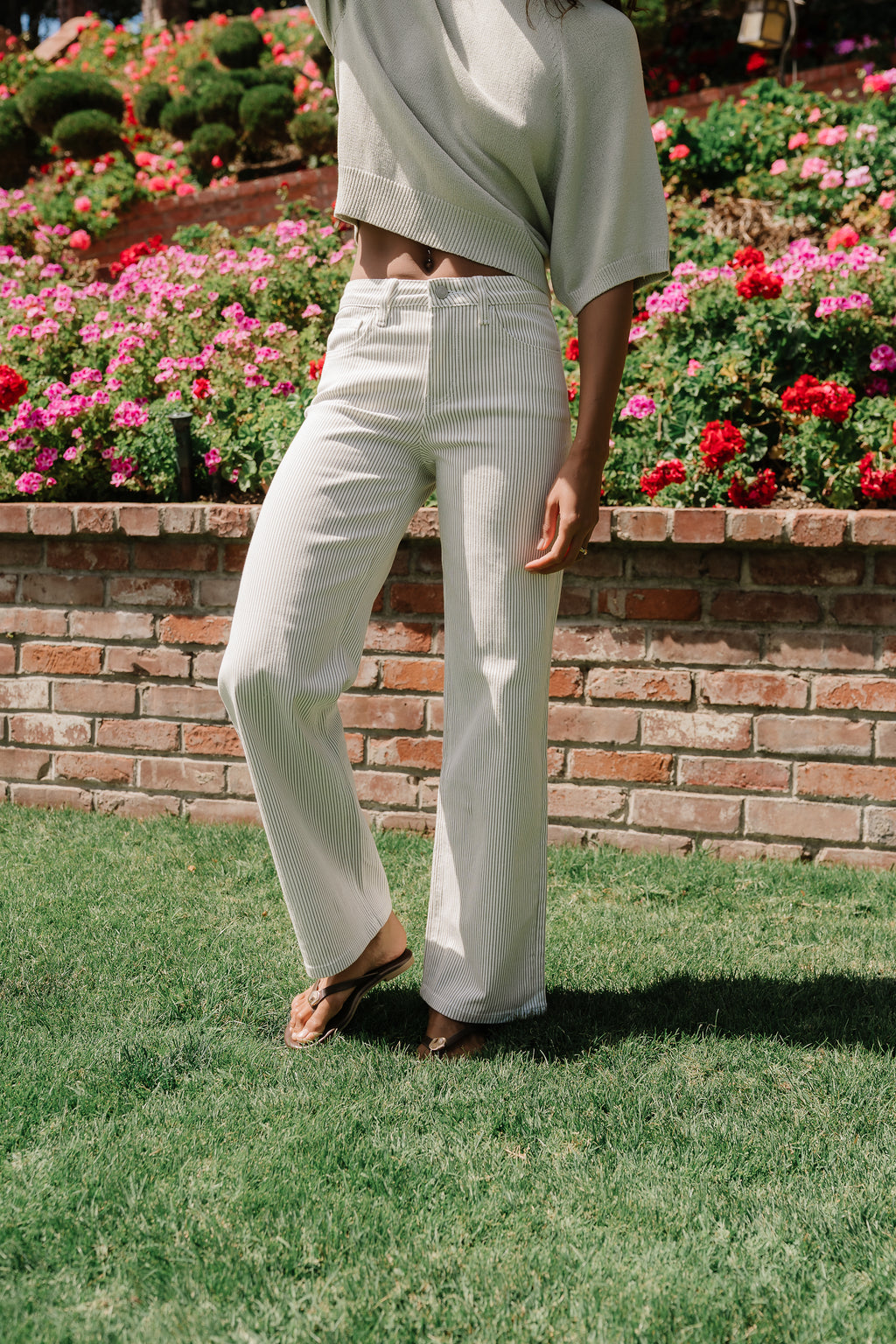 Camille Striped Wide Leg Pants
