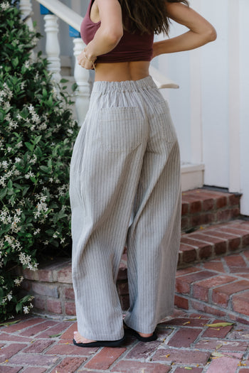 Karol Striped Wide Leg Pants