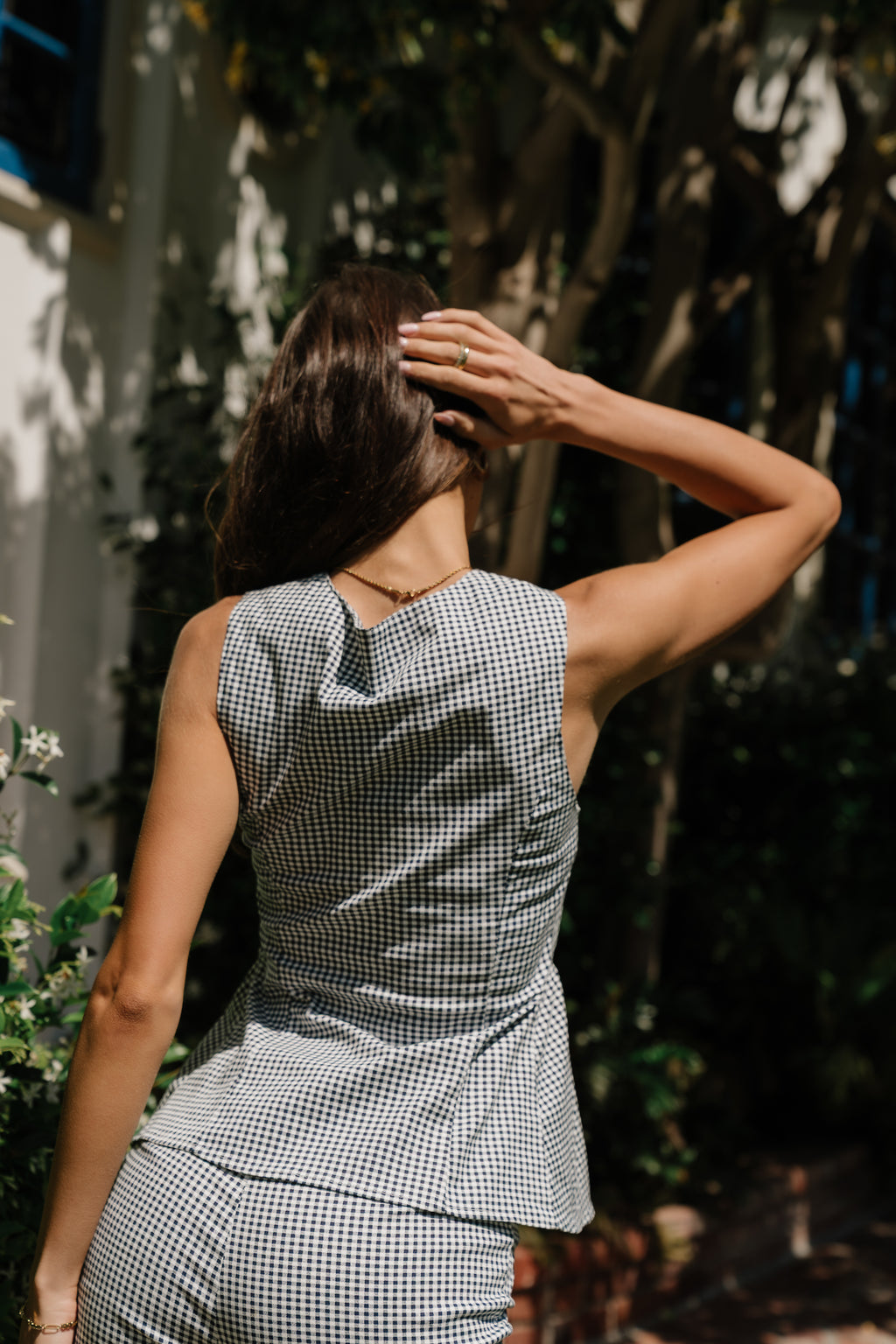 Saylee Gingham Top