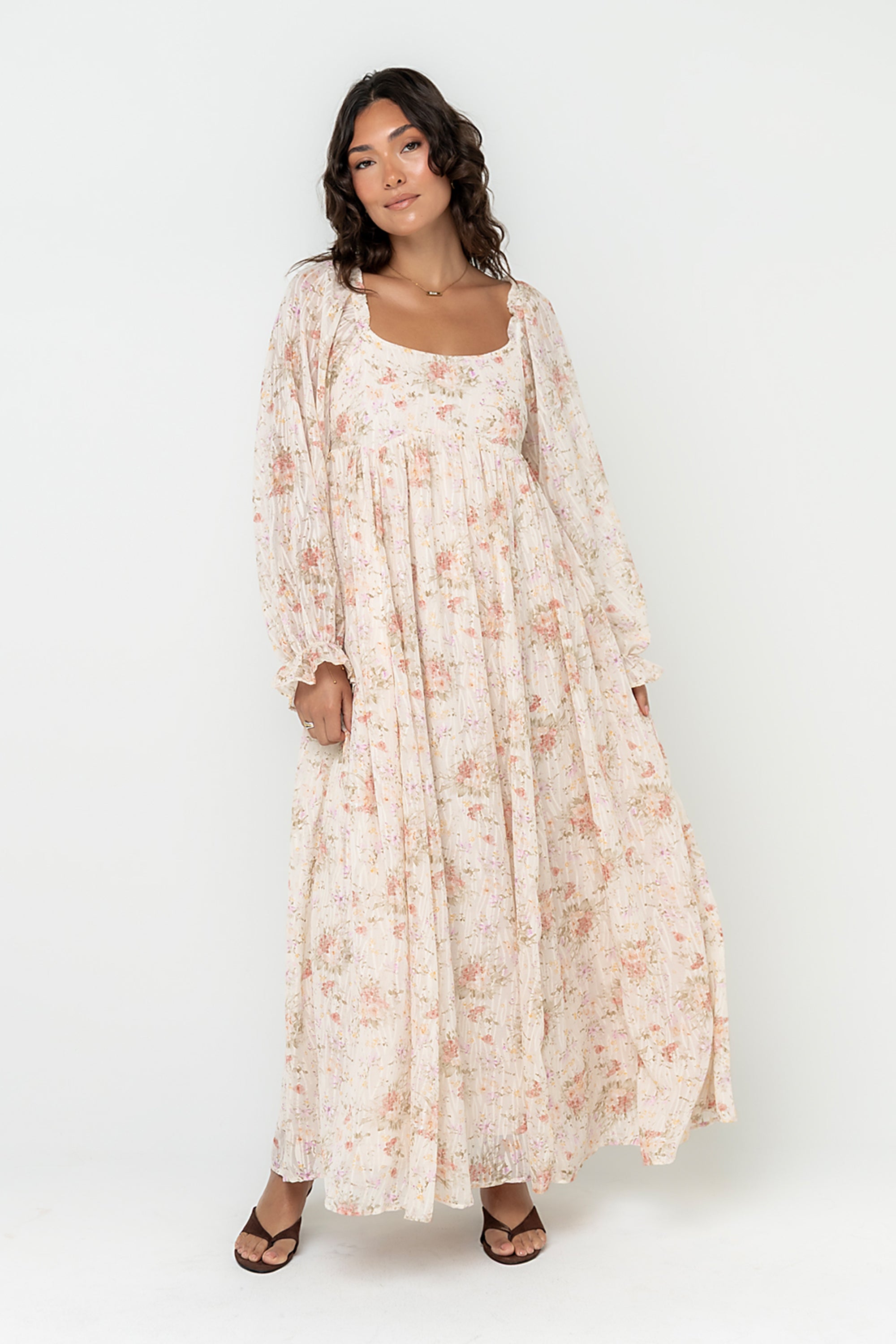 böhme Brynn Floral Maxi Dress in Multi