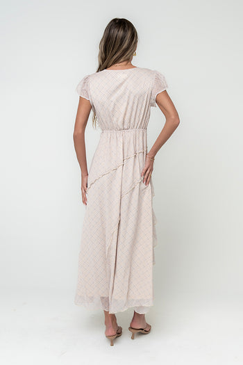 Mindy Plaid Maxi Dress