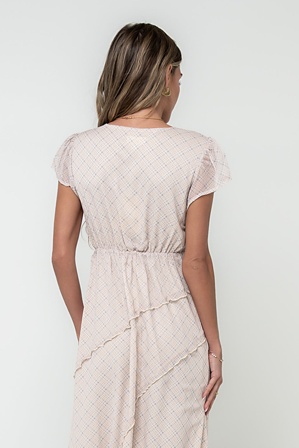 Mindy Plaid Maxi Dress