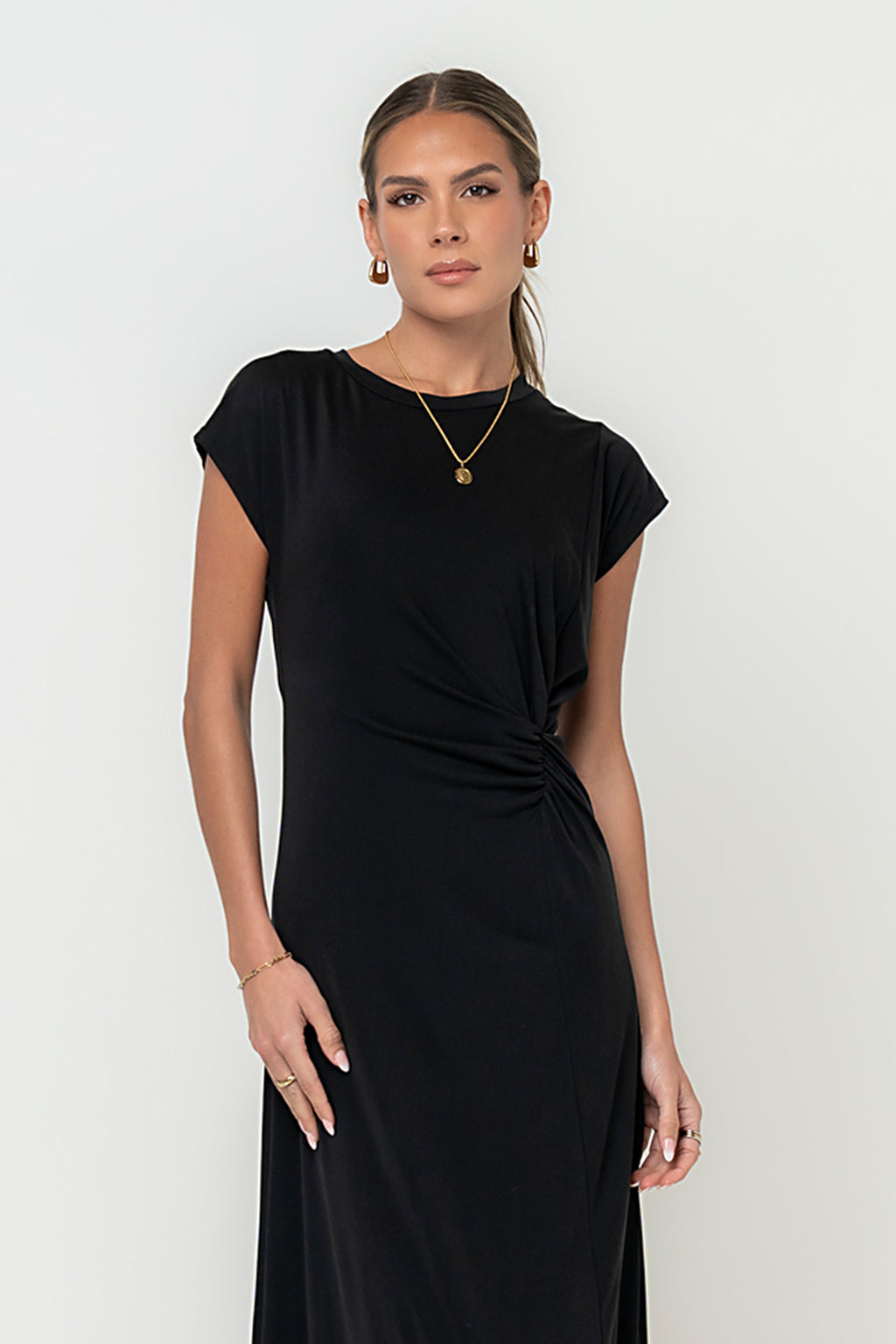 Quinn Gathered Maxi Dress