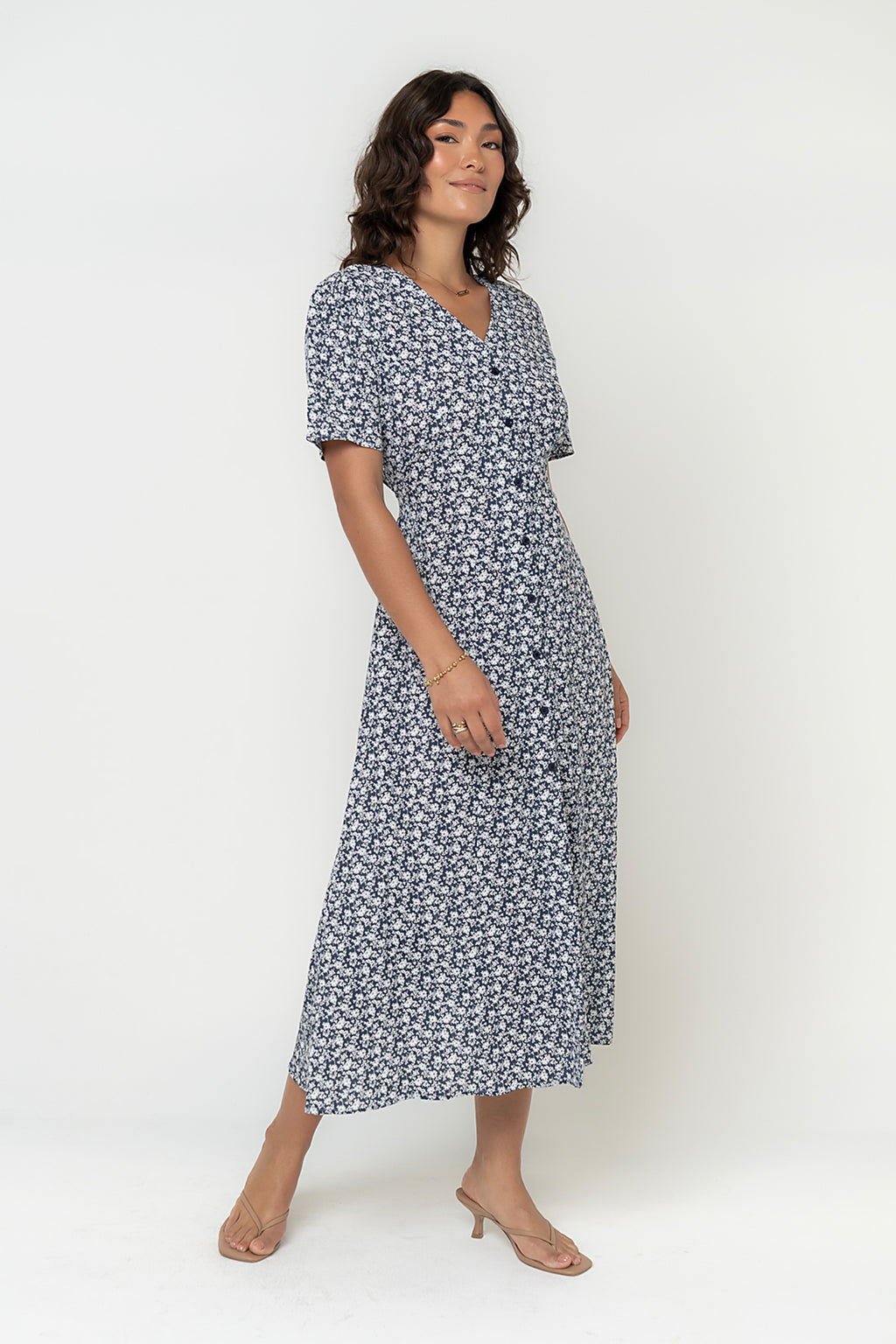 Lorie Maxi Dress in Blue