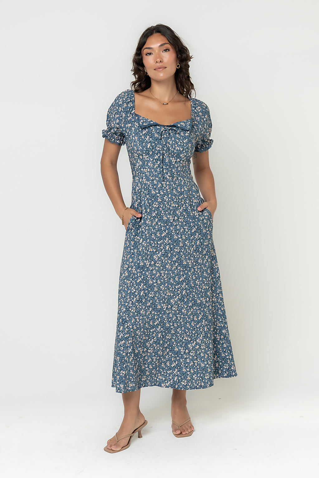 Carter Floral Midi Dress