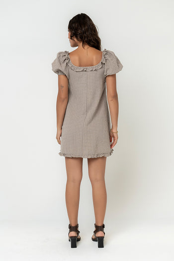 Lowen Plaid Babydoll Dress