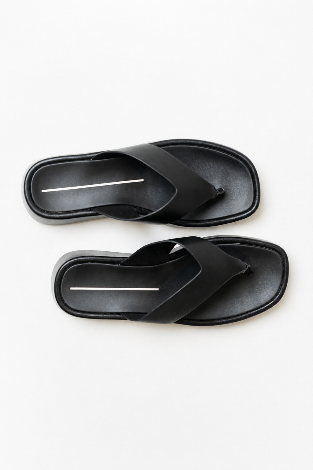 Lola Platform Sandal in Black