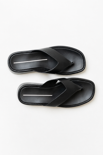 Lola Platform Sandal in Black