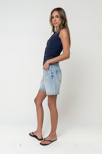 Sydney Studded Denim Shorts