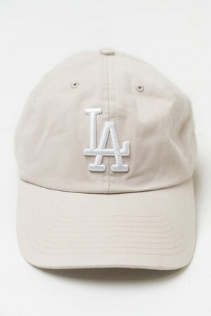 Los Angeles Dodgers Baseball Cap in Bone