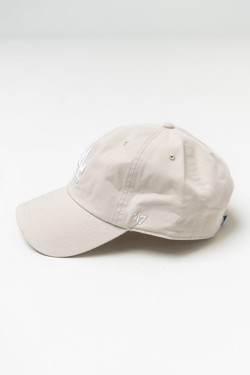 Los Angeles Dodgers Baseball Cap in Bone