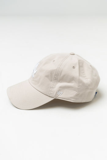 Los Angeles Dodgers Baseball Cap in Bone