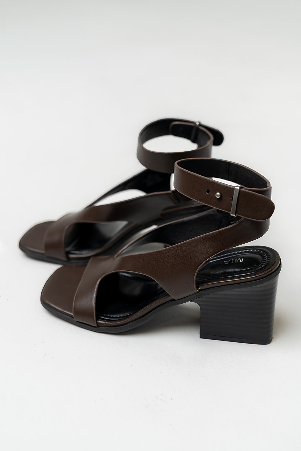 Felipa Block Heels in Brown