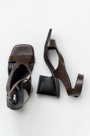 Felipa Block Heels in Brown