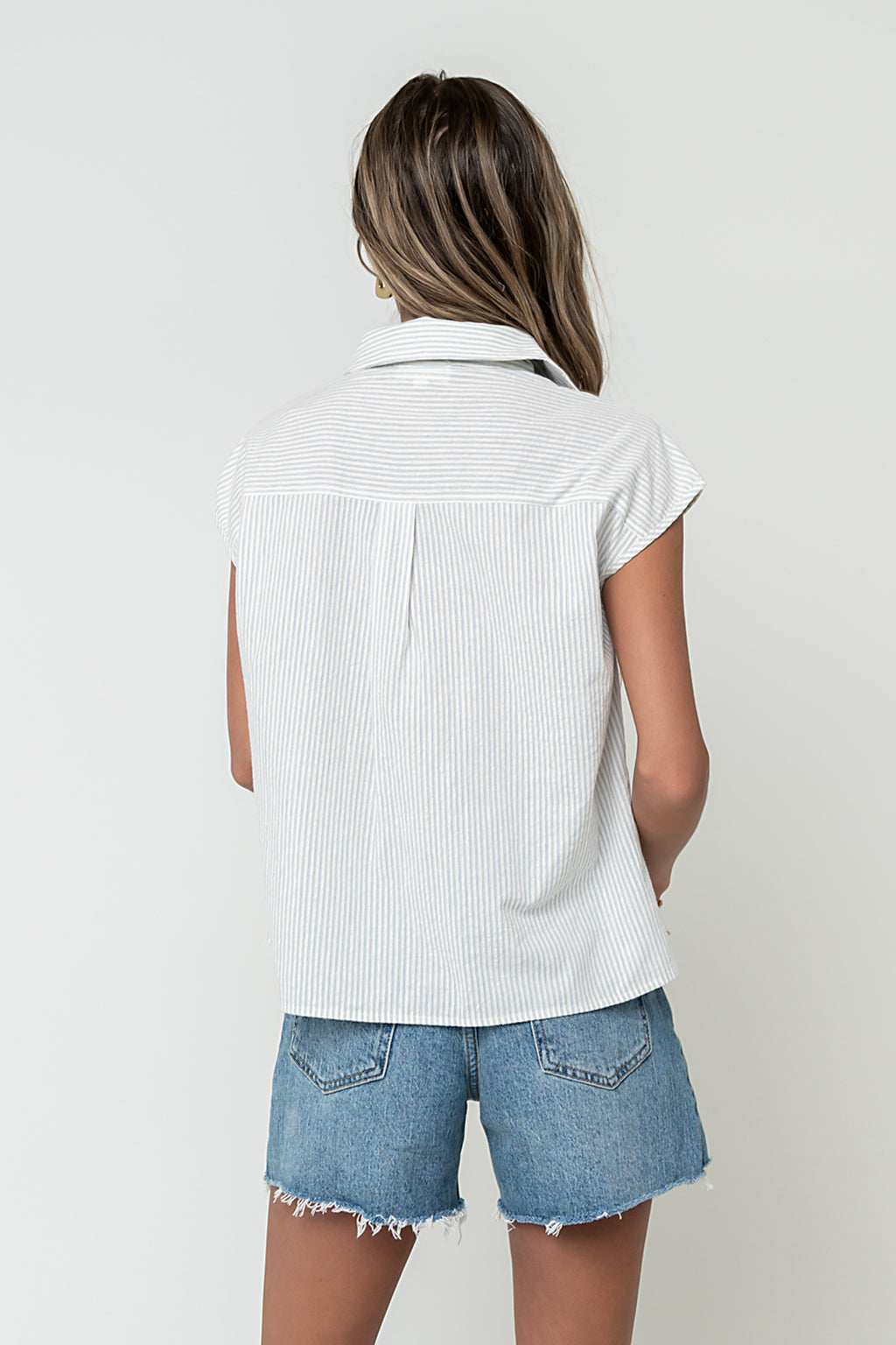 Carson Striped Button Up