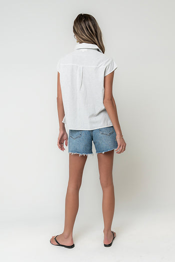 Carson Striped Button Up