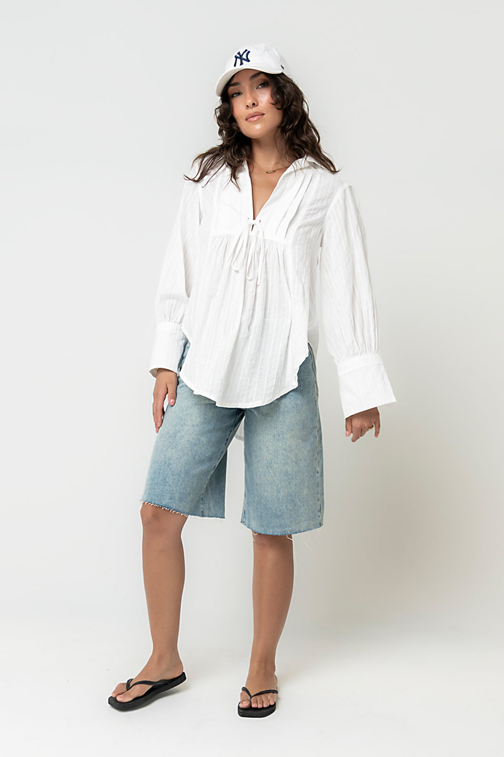 Shawn Denim Bermuda Shorts