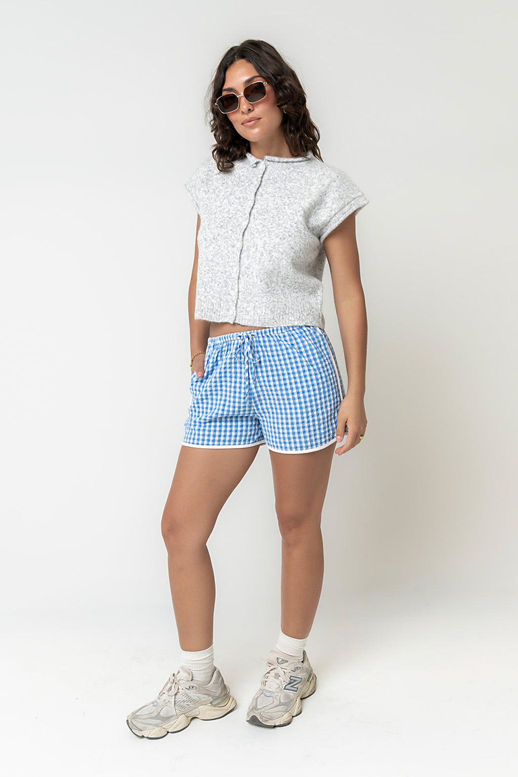 Percey Knit Cardigan in Grey