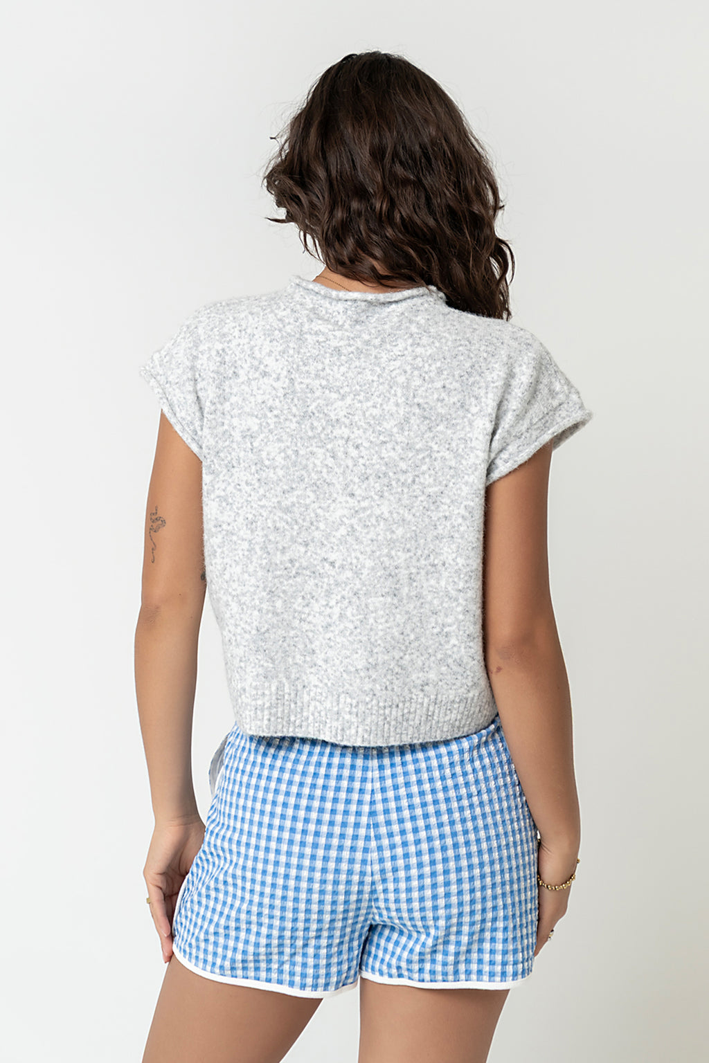 Percey Knit Cardigan in Grey