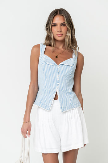 Tristen Striped Vest