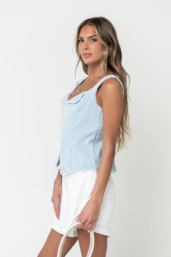 Tristen Striped Vest